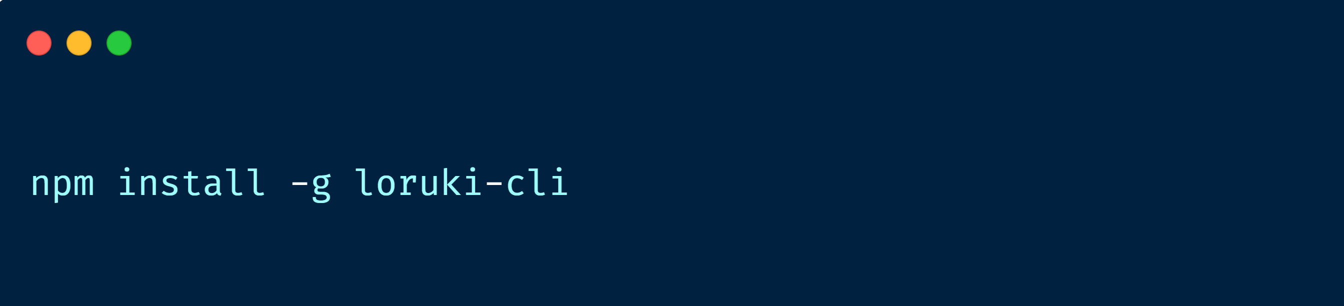 Command Line Interface Preview
